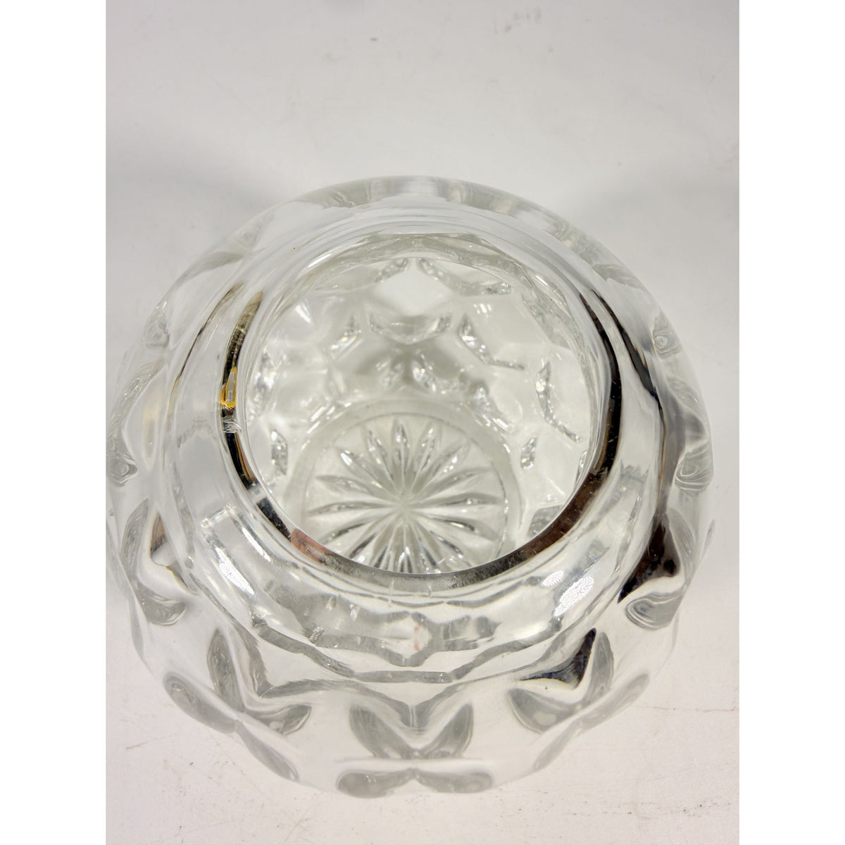 Fairy Lamp Fostoria American Cubist Votive Candle Holder Tea Light 1 Piece Rare Collectible Home Decor Decorative Accent