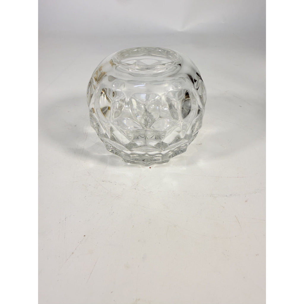 Fairy Lamp Fostoria American Cubist Votive Candle Holder Tea Light 1 Piece Rare Collectible Home Decor Decorative Accent