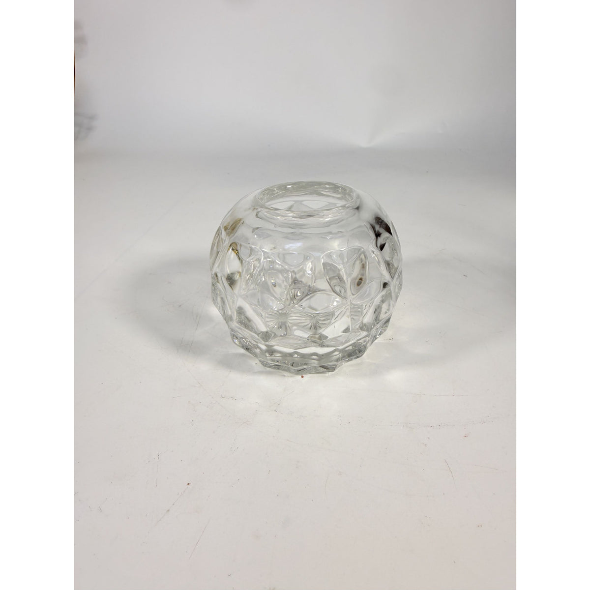 Fairy Lamp Fostoria American Cubist Votive Candle Holder Tea Light 1 Piece Rare Collectible Home Decor Decorative Accent