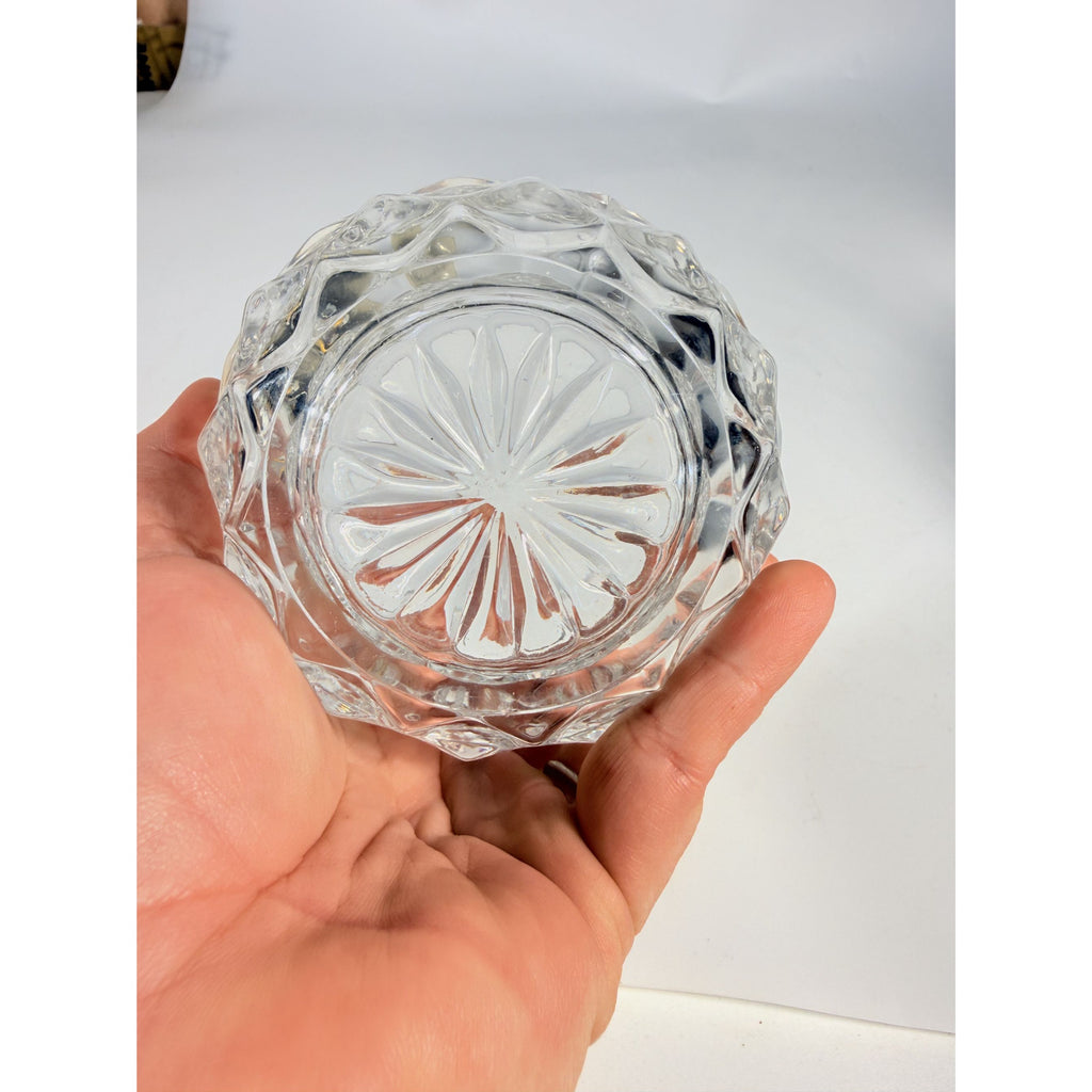 Fairy Lamp Fostoria American Cubist Votive Candle Holder Tea Light 1 Piece Rare Collectible Home Decor Decorative Accent