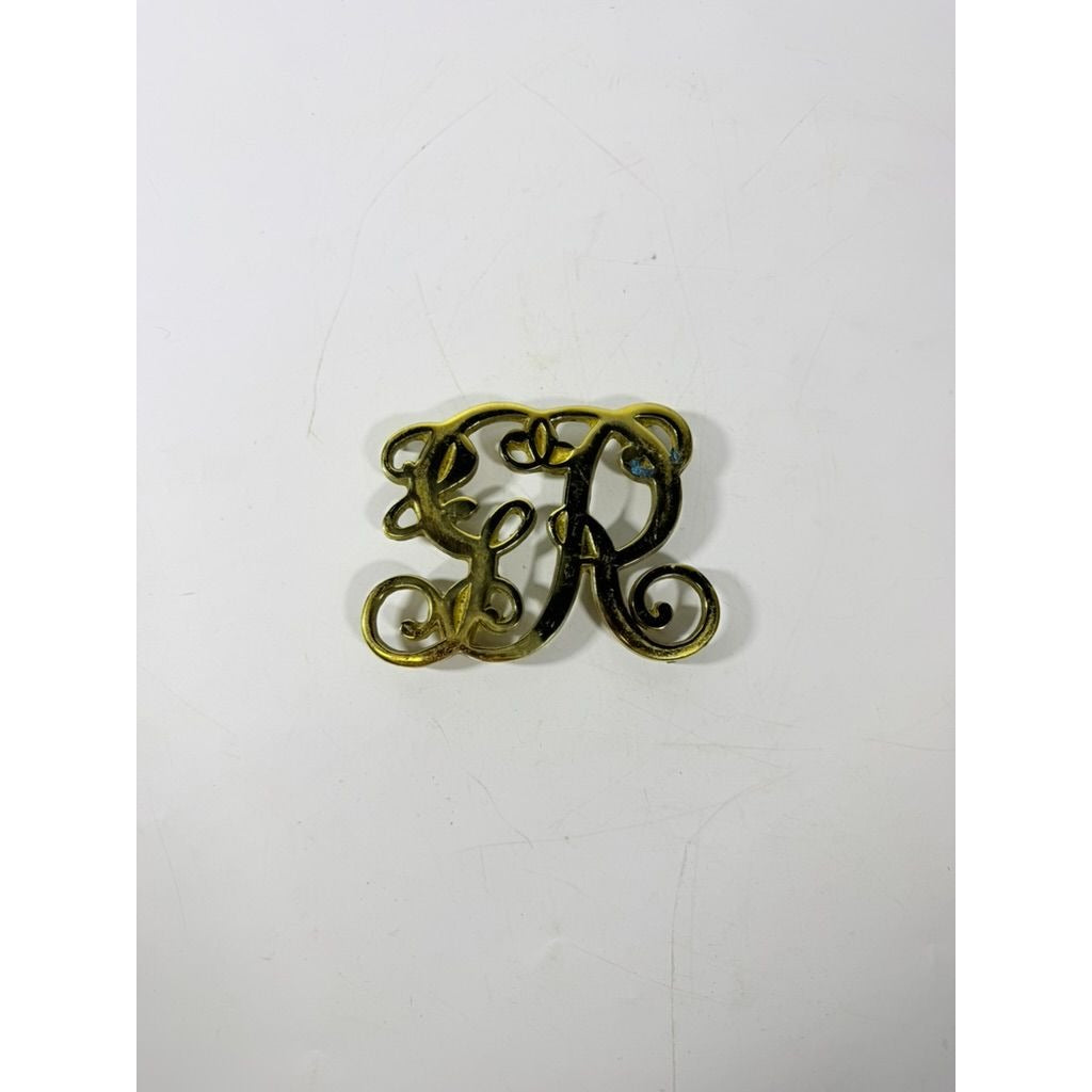 Solid Brass Trivet Footed Virginia Metalcrafters VMC King George Cypher Colonial Williamsburg  1949 CW10
