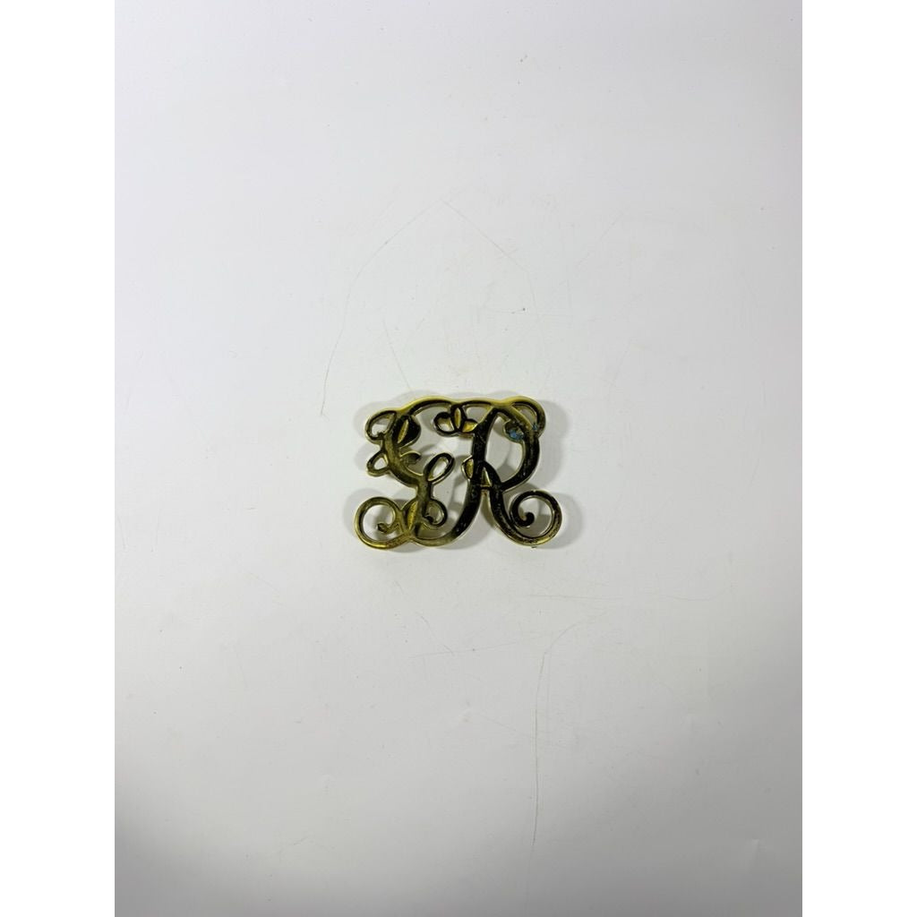 Solid Brass Trivet Footed Virginia Metalcrafters VMC King George Cypher Colonial Williamsburg  1949 CW10