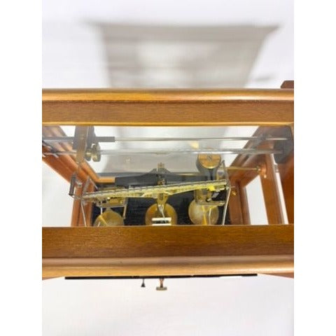 Apothecary Balance Scale Seederer-Kohlbusch Seko Central Scientific Company Mid Century Chemical Balance Wood Glass Brass Vintage