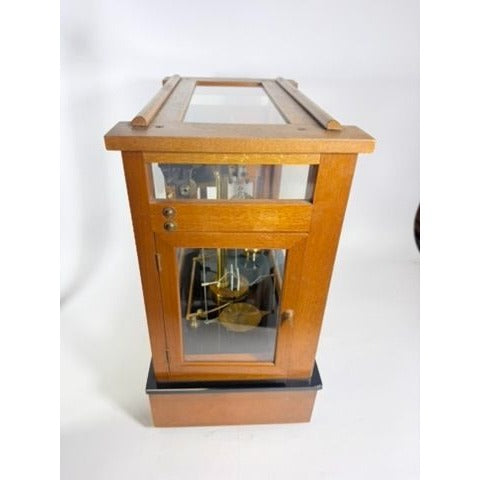Apothecary Balance Scale Seederer-Kohlbusch Seko Central Scientific Company Mid Century Chemical Balance Wood Glass Brass Vintage