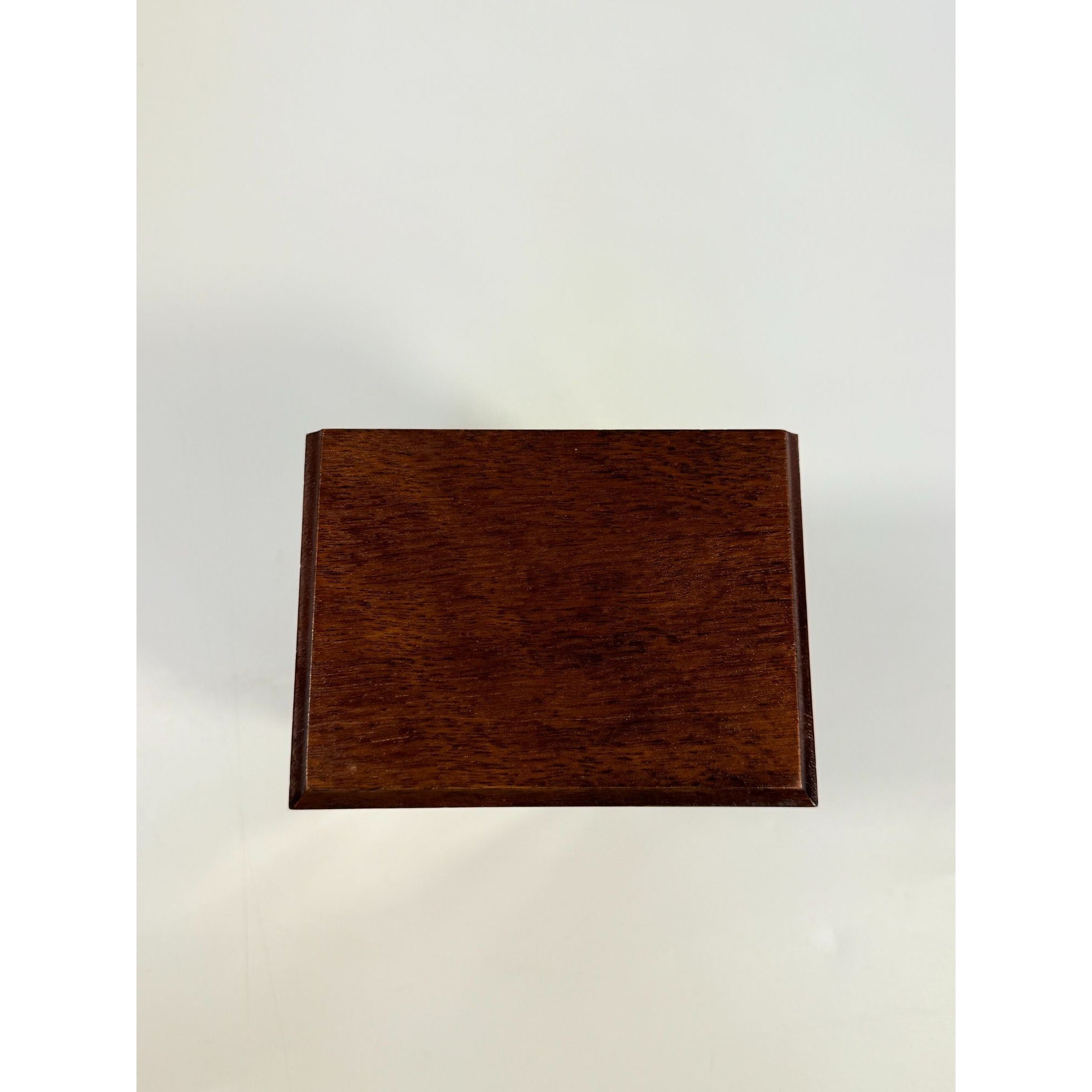Wooden Jewelry Box Western Saloon Madame Woman Mae West Style Mirror  "Beauty Outlooking Towards Hopes Land Promise" Boudier Vanity Vintage