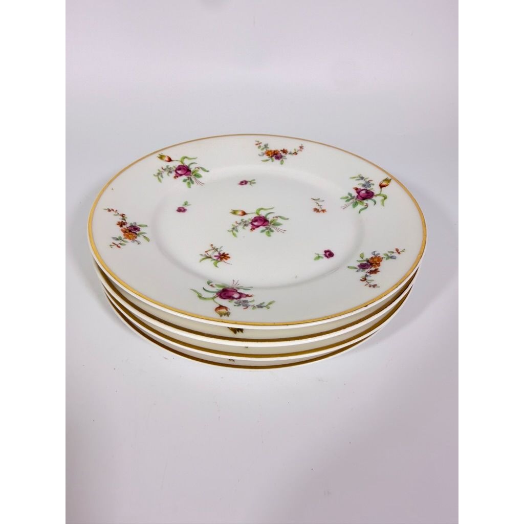 Salad Plates Set 4 Haviland Migonette Limoges France Haviland Migonette Limoges France Replacement China French Floral Bone Vintage Wedding