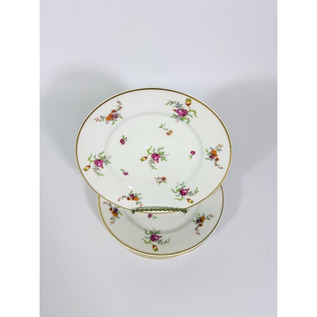 Salad Plates Set 4 Haviland Migonette Limoges France Haviland Migonette Limoges France Replacement China French Floral Bone Vintage Wedding