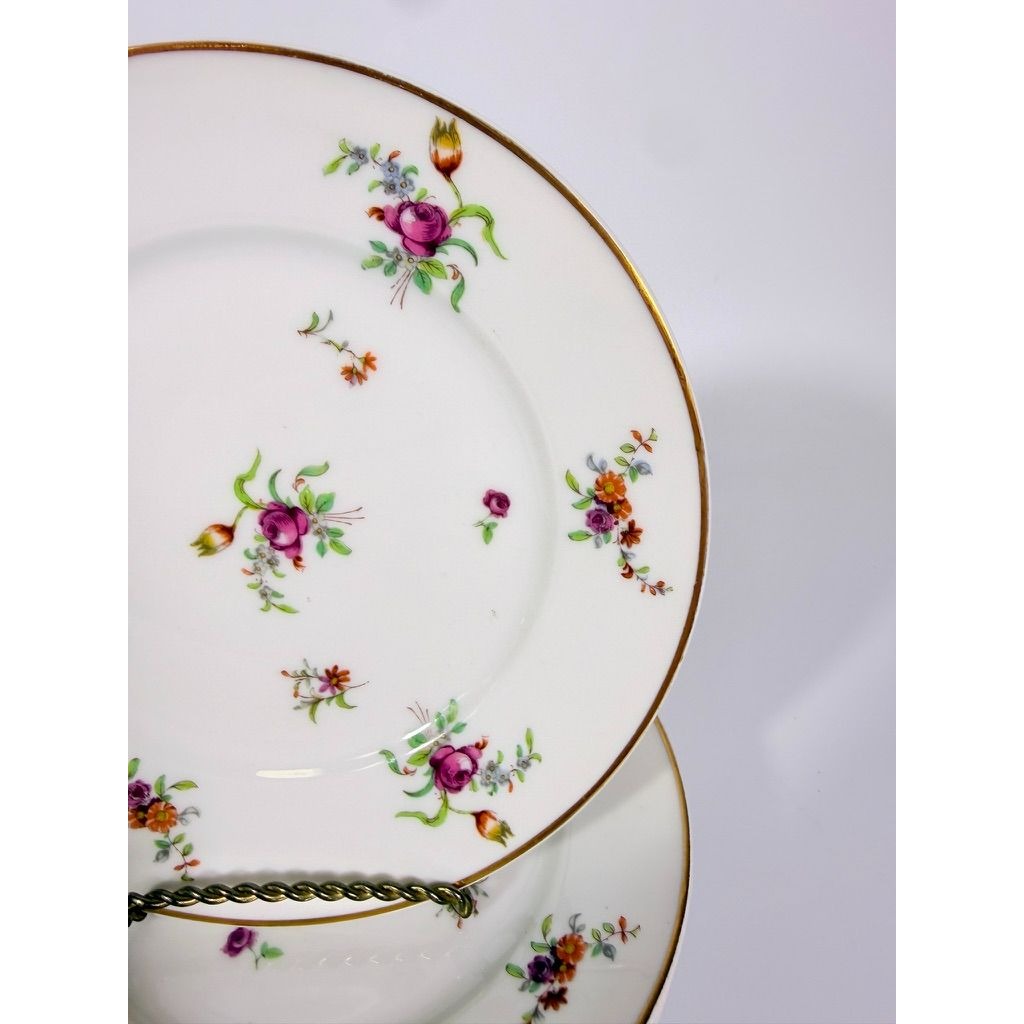 Salad Plates Set 4 Haviland Migonette Limoges France Haviland Migonette Limoges France Replacement China French Floral Bone Vintage Wedding