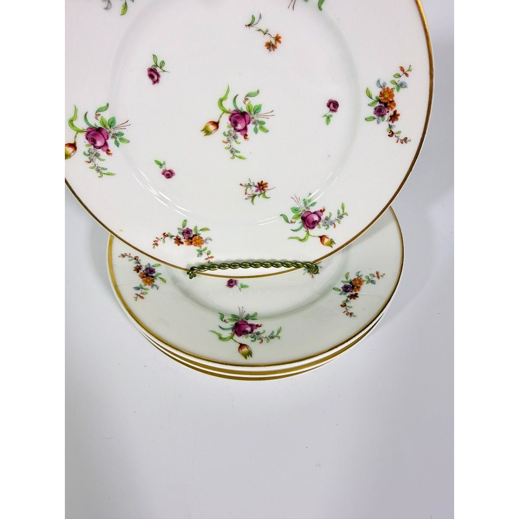 Salad Plates Set 4 Haviland Migonette Limoges France Haviland Migonette Limoges France Replacement China French Floral Bone Vintage Wedding
