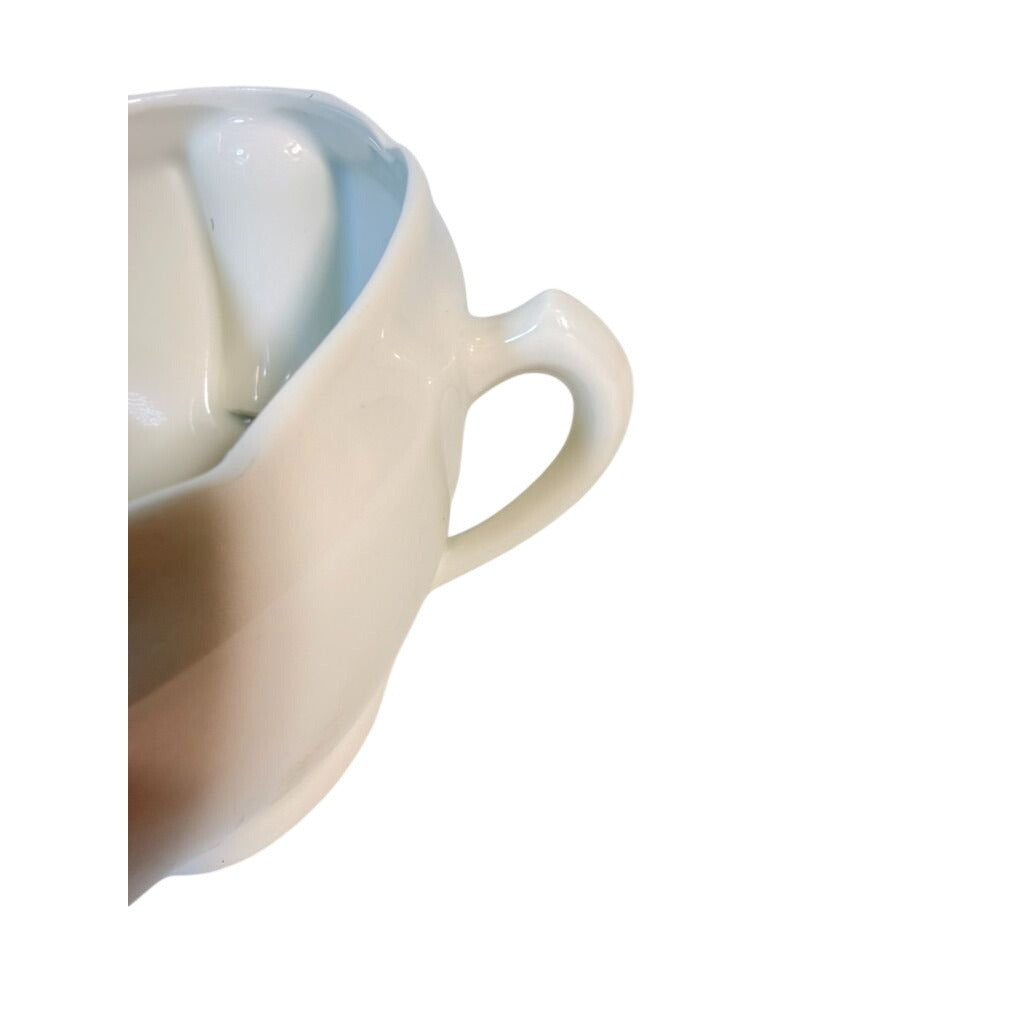 Ironstone Gravy Separator Classic Whiteware Porcelain Apilco France Replacement China Vitage Servingware