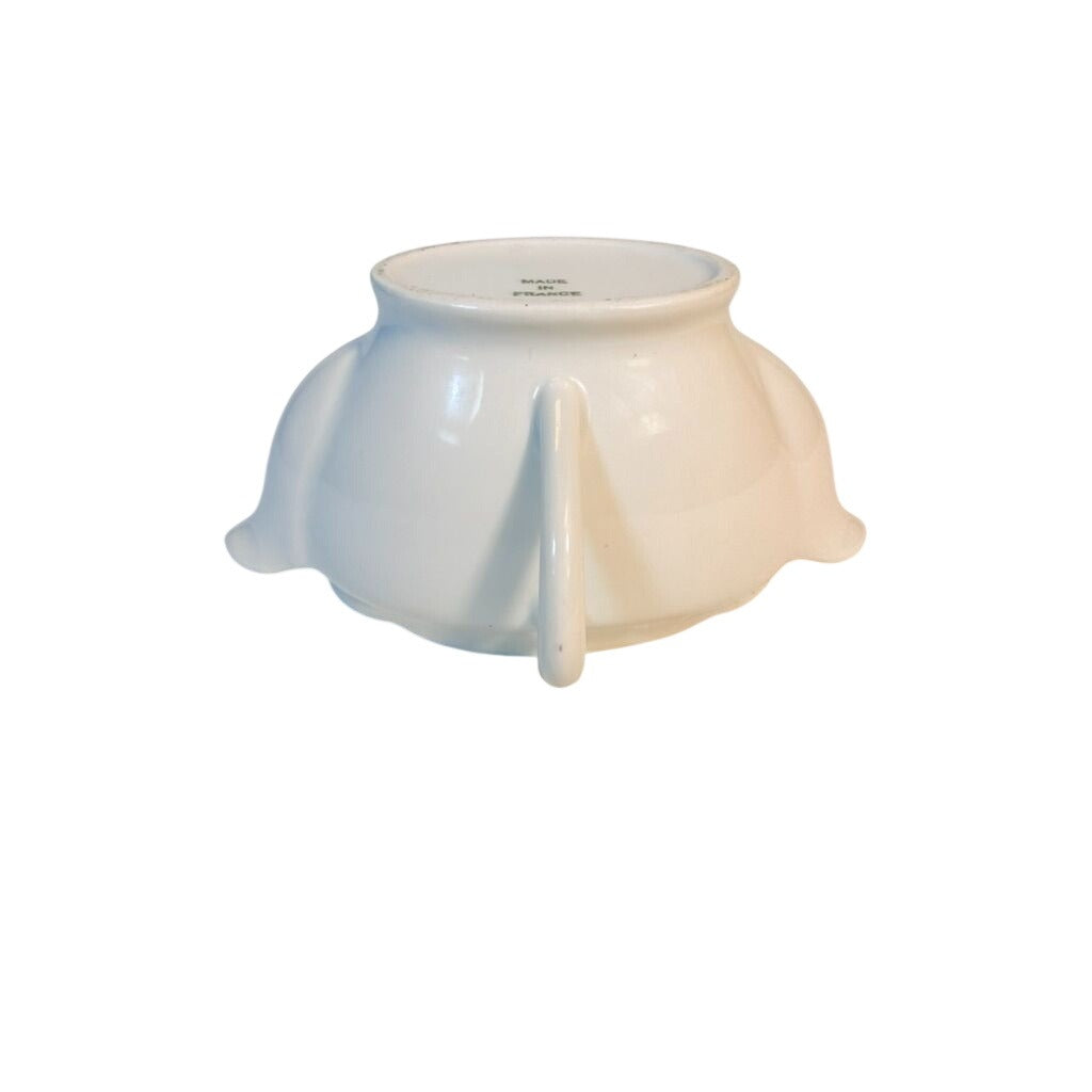 Ironstone Gravy Separator Classic Whiteware Porcelain Apilco France Replacement China Vitage Servingware