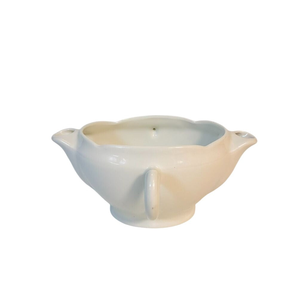Ironstone Gravy Separator Classic Whiteware Porcelain Apilco France Replacement China Vitage Servingware