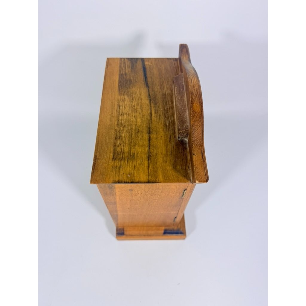 Wood Musical Jewelry Box Royal Sealy Japan Lattice Doors Table top Dresser Boudior Storage Holder Cabinet Music Box