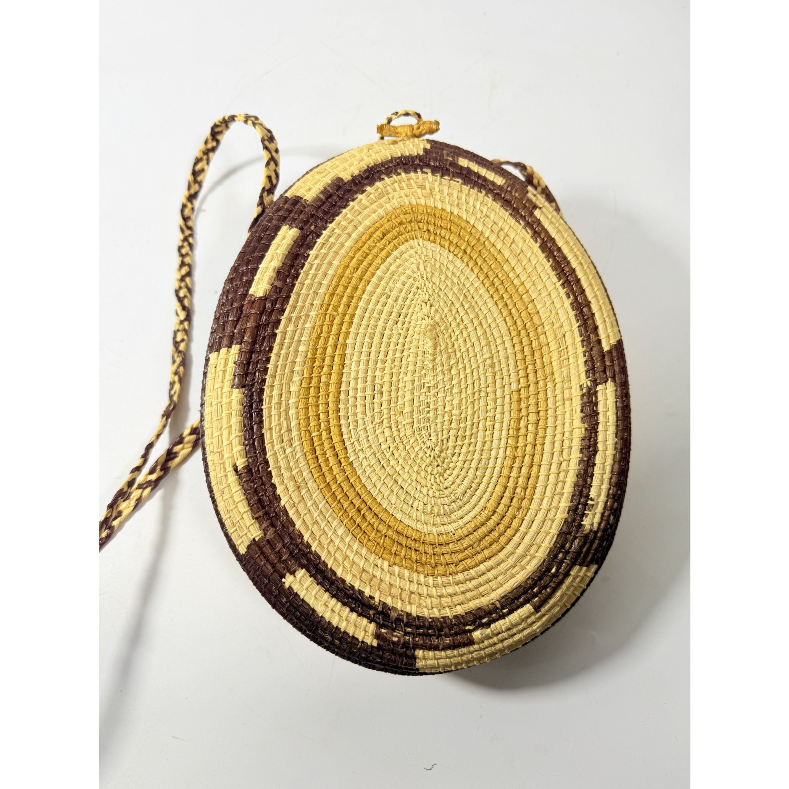 Tribal Medicine Pouch Purse Turtle Wounaan Embera Panama Folk Art Vintage Handmade Basket Handwoven Concert Wear Unique Wearable