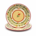 Dinner Plates Set 2 Southern Living at Home Gail Pittman Sienna Garland Replacement China Vintage Floral Red Green Dining Service Retired