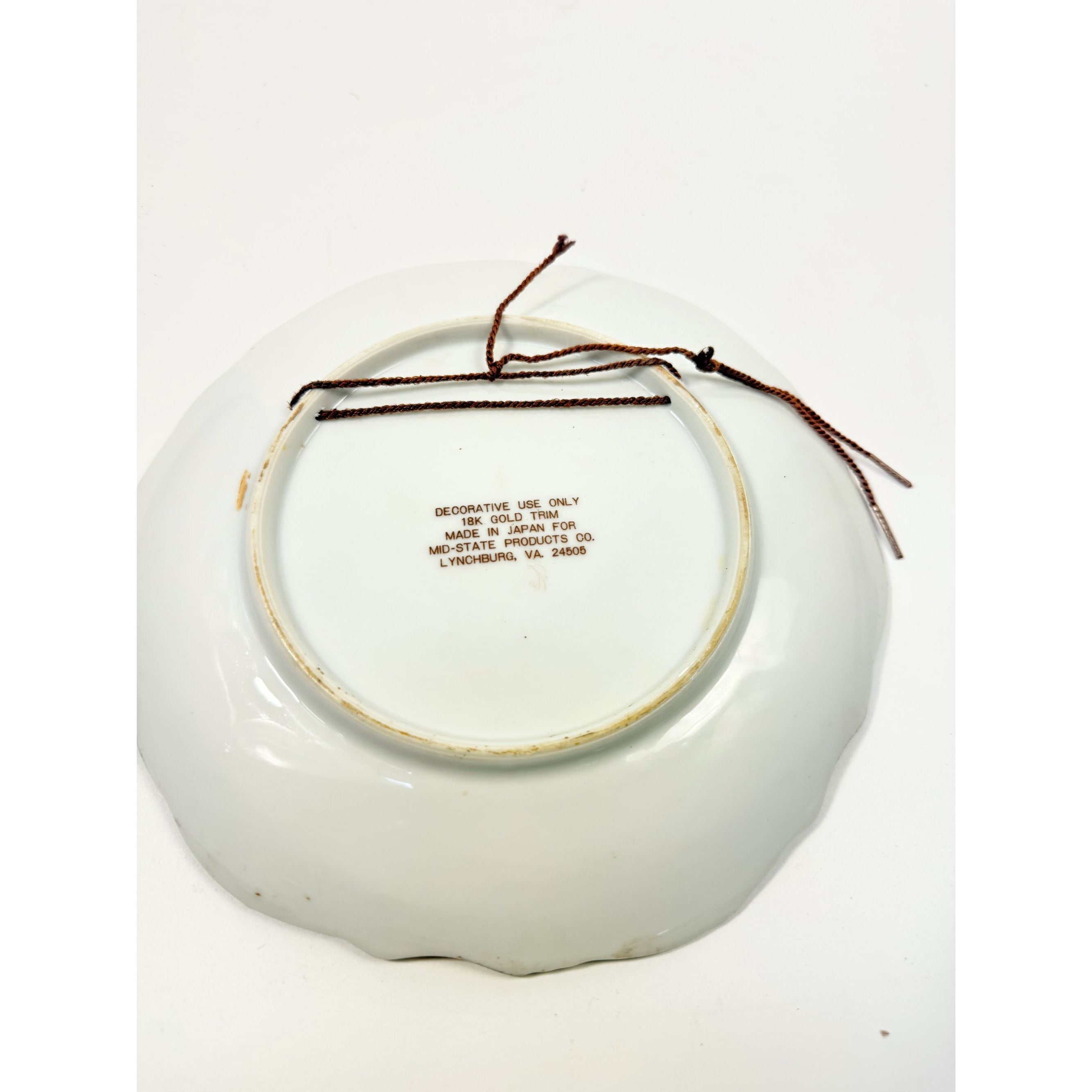 Serenity Prayer Plate Porcelain Ceramic Made Japan Mid State Gallery Wall Decor Jesus Christianity Religious Granny Core Praying Hands Gold