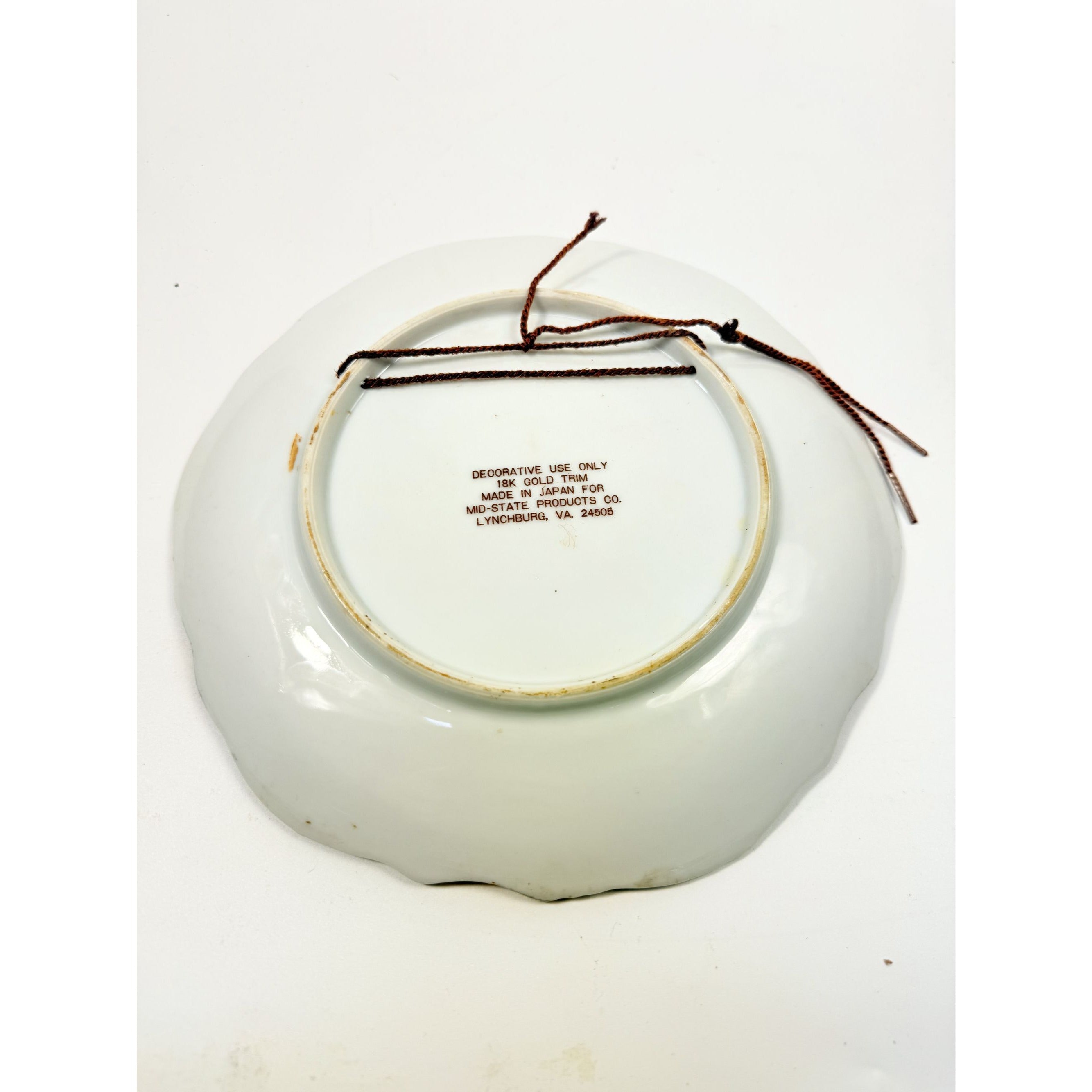 Serenity Prayer Plate Porcelain Ceramic Made Japan Mid State Gallery Wall Decor Jesus Christianity Religious Granny Core Praying Hands Gold