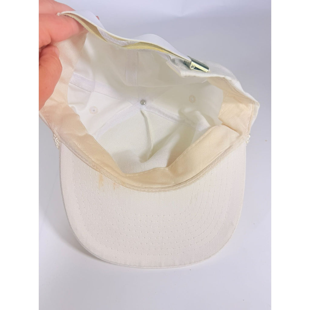 Trucker Hat Vintage Hardee’s Breakfast Club Cap White Orange Letters Retro Restaurant Collectibles