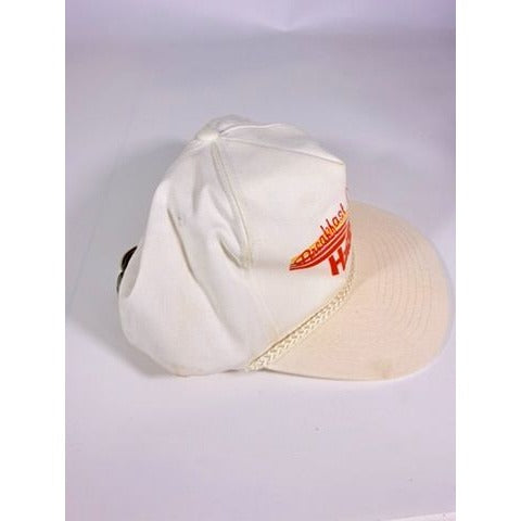 Trucker Hat Vintage Hardee’s Breakfast Club Cap White Orange Letters Retro Restaurant Collectibles