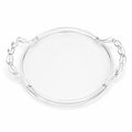 Vanity Boudoir Bar Serving Tray Vintage 1960s Dorothy Thorpe Style MCM Lucite Acrylic Mid Century Retro Braided Handle Barware Unique Home
