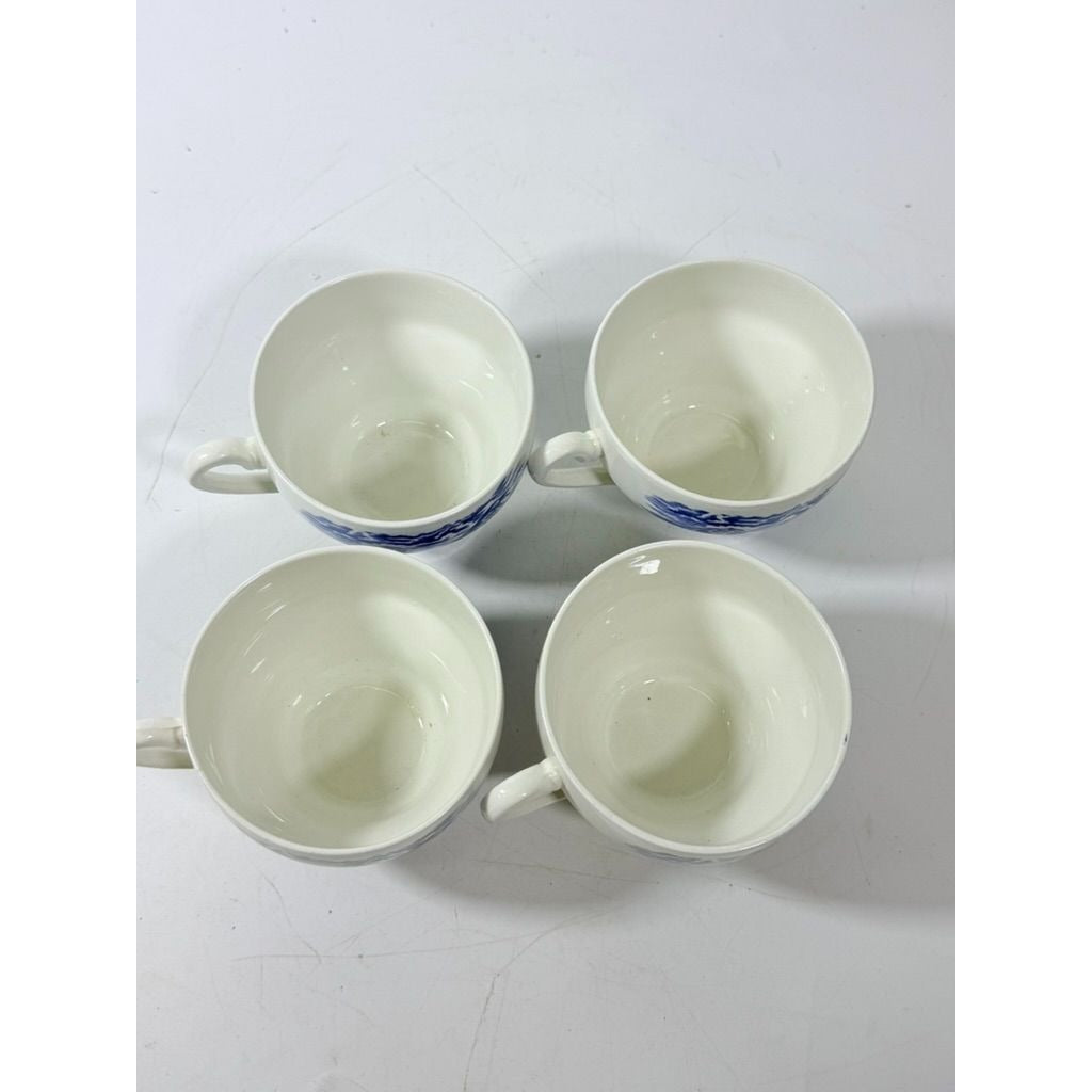 Transferware Tea Cup Enoch Wedgwood Countryside”Teacup -Blue and White Dishware – Made in England Replacement China Traditional
