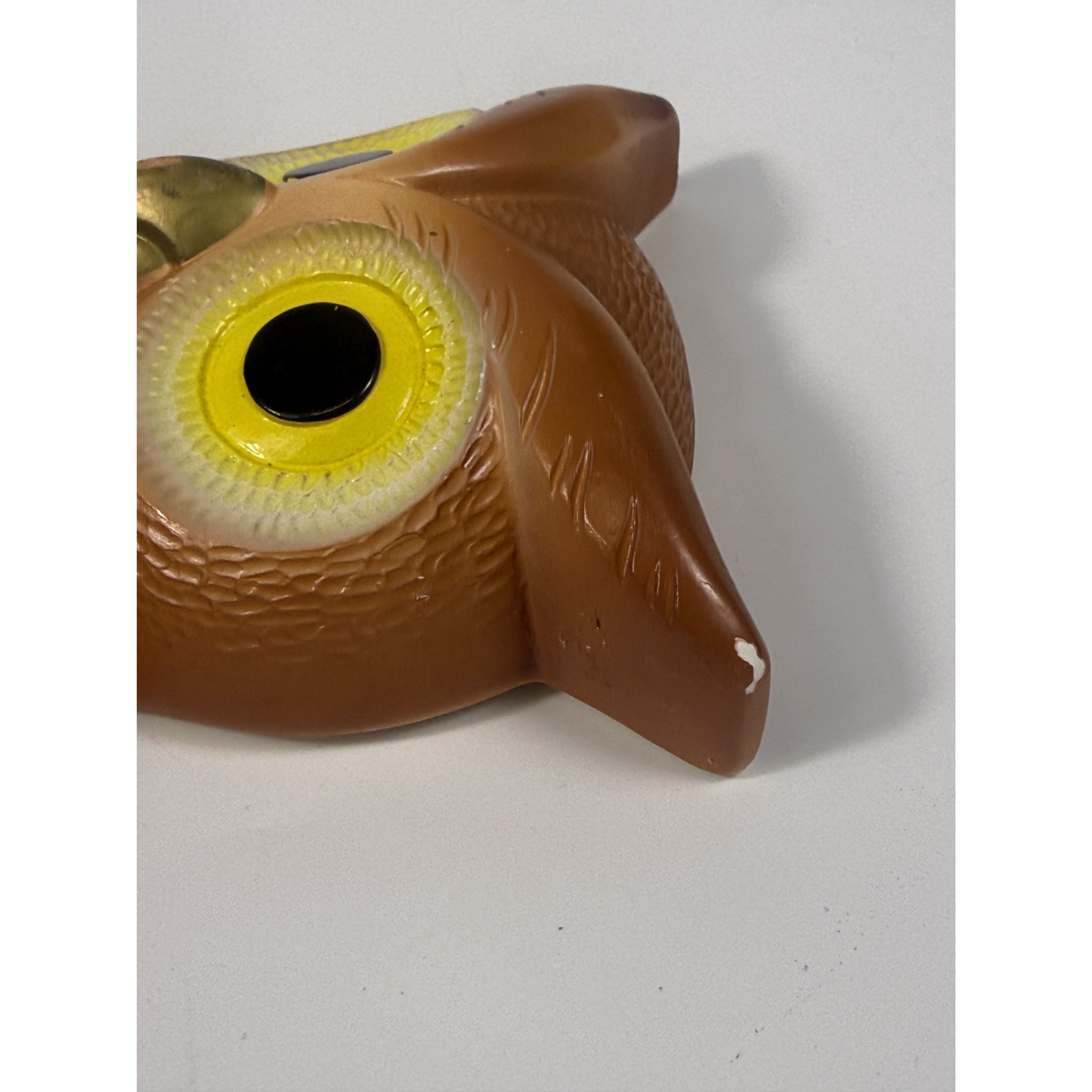 Chalkware Owls Pair Set 2 Wall Hanging Miller Studios Vintage Mid Century Boho Kitschy On Perch