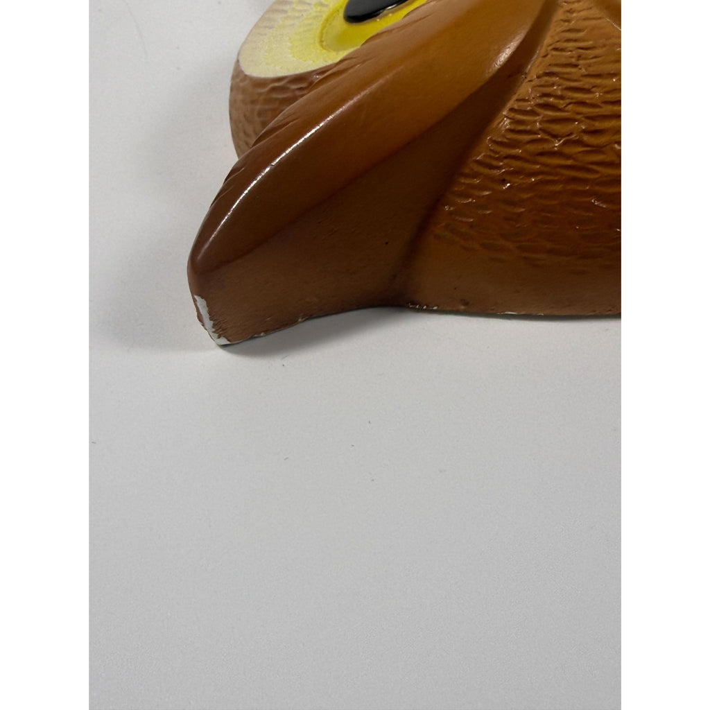 Chalkware Owls Pair Set 2 Wall Hanging Miller Studios Vintage Mid Century Boho Kitschy On Perch