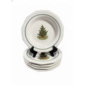 Pfaltzgraff Christmas Heritage Rimmed Soup Bowl Tree Holiday Vintage  Set 5 Replacement China Ironstone Seasonal Table Setting Traditional