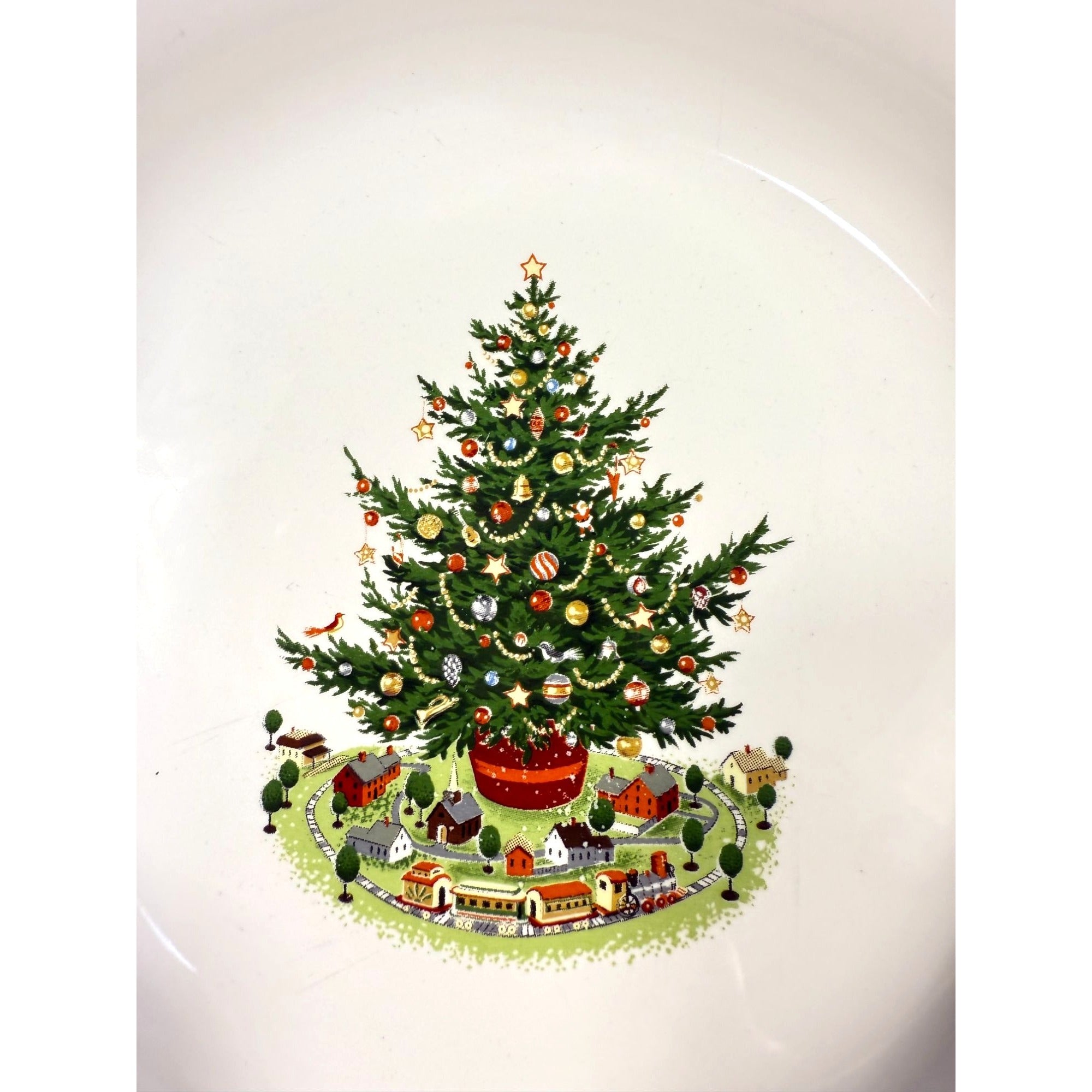 Pfaltzgraff Christmas Heritage Rimmed Soup Bowl Tree Holiday Vintage  Set 5 Replacement China Ironstone Seasonal Table Setting Traditional
