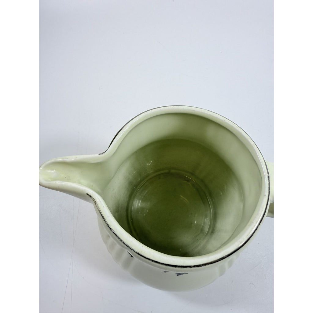 Large Ironstone Pitcher Hall Superior Quality Red Poppy Vintage Kitchenware USA Made Mid Century Kitchenware Milk Juice Beverage Drink