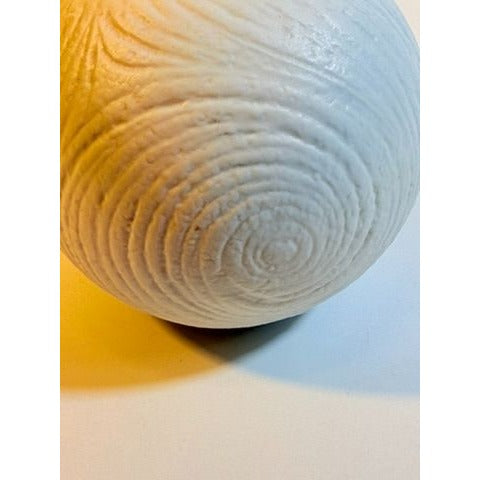 Vase Rosenthal Studio Line Martin Freyer Op Art Modernist Matte white bisque porcelain Swirl Globular Designer Mid Century Modern Vintage