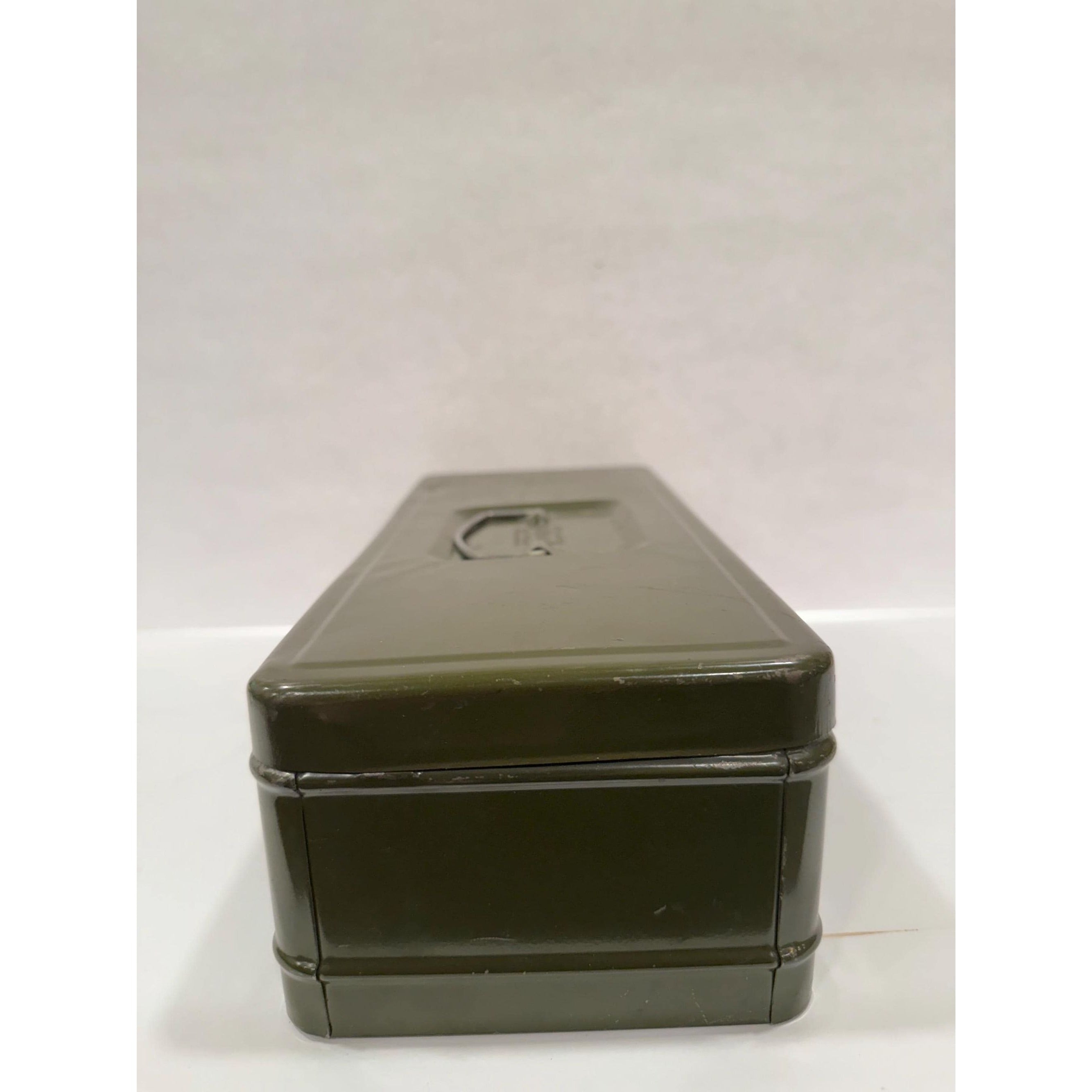 Vintage | Military Green "Climax" Tackle / Tool Box - Hamilton Metal Products Co. | Gifts for him | Storage Box | Cottage Core Grandpa Core