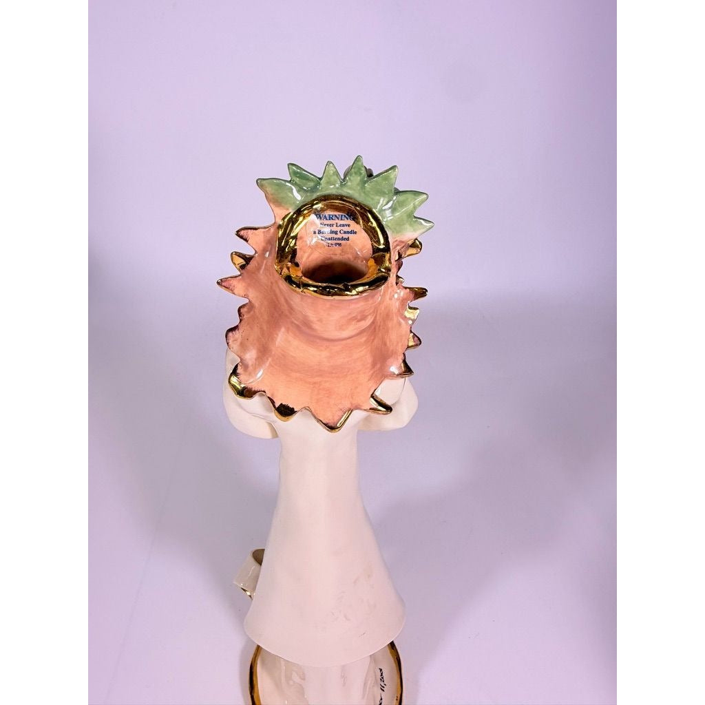 Candle Holder Blue Sky Clayworks Heather Goldminc Peace Angel Figurine 2001 911 Memorial Vintage Collectible Hand Painted
