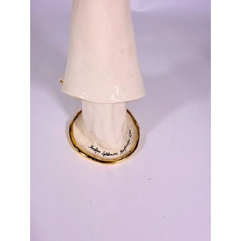 Candle Holder Blue Sky Clayworks Heather Goldminc Peace Angel Figurine 2001 911 Memorial Vintage Collectible Hand Painted