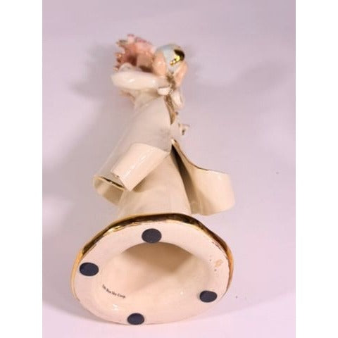 Candle Holder Blue Sky Clayworks Heather Goldminc Peace Angel Figurine 2001 911 Memorial Vintage Collectible Hand Painted