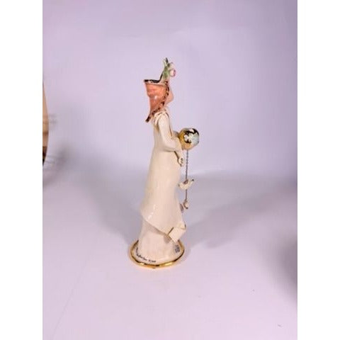 Candle Holder Blue Sky Clayworks Heather Goldminc Peace Angel Figurine 2001 911 Memorial Vintage Collectible Hand Painted