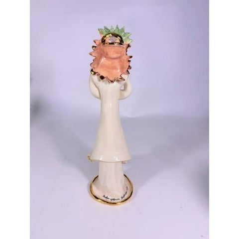 Candle Holder Blue Sky Clayworks Heather Goldminc Peace Angel Figurine 2001 911 Memorial Vintage Collectible Hand Painted