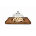 Serving Tray Vintage Goodwood Cheese Board Dome Harvest Wheat Teak Charcuterie Board Tile Enlay Kitchen Cooking Hostess Mid Century Retro