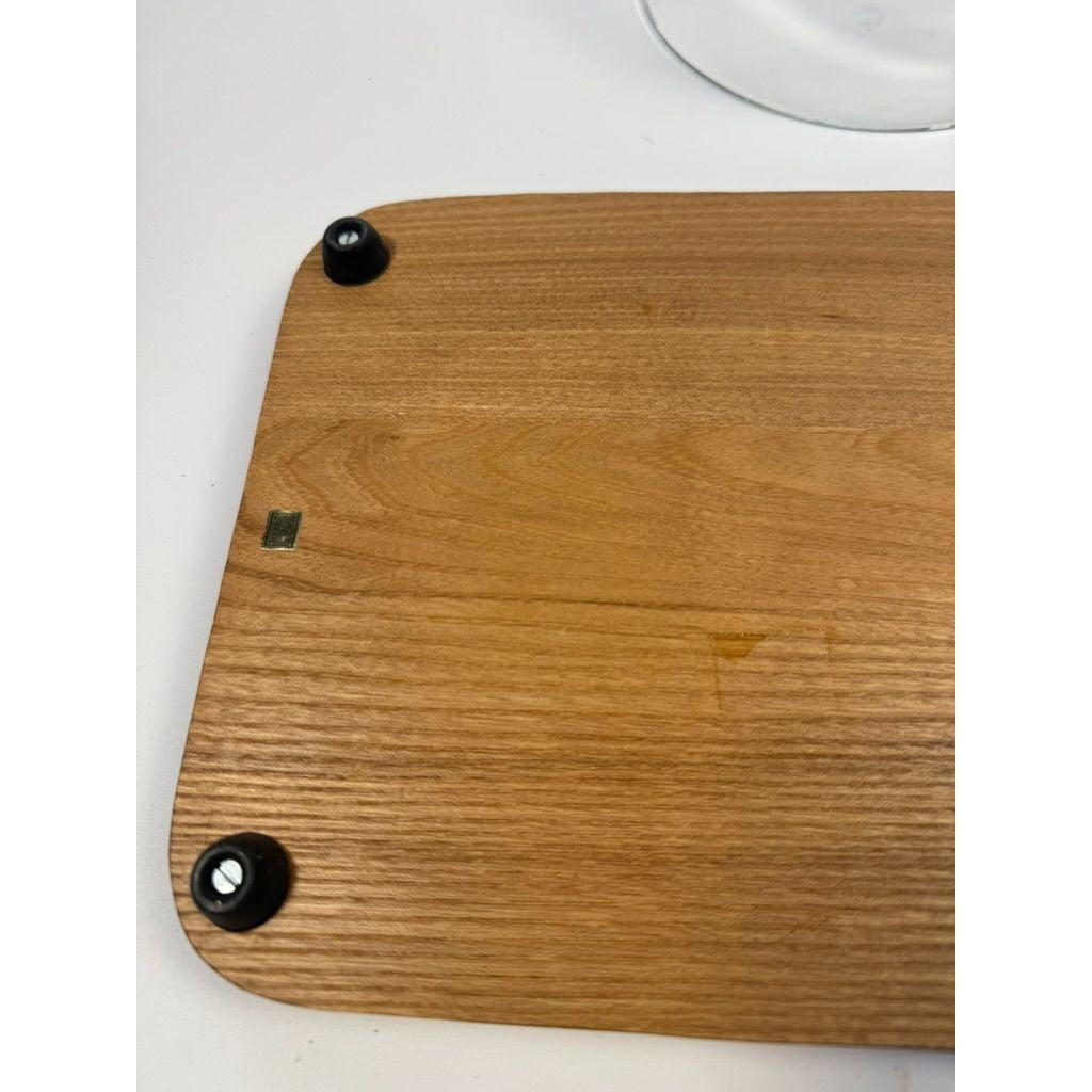 Serving Tray Vintage Goodwood Cheese Board Dome Harvest Wheat Teak Charcuterie Board Tile Enlay Kitchen Cooking Hostess Mid Century Retro