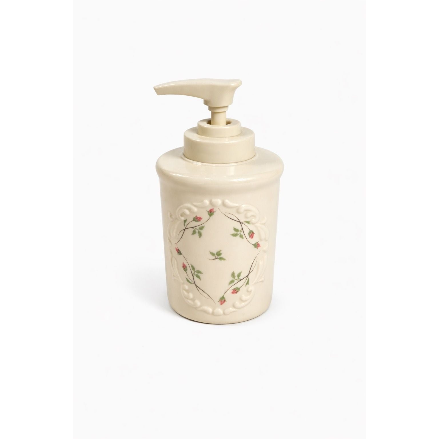 Soap Dispenser Lenox Pink Rose Manor Roses Floral Vintage Cottage Core Kitchen Bathroom China Porcelain Flowers