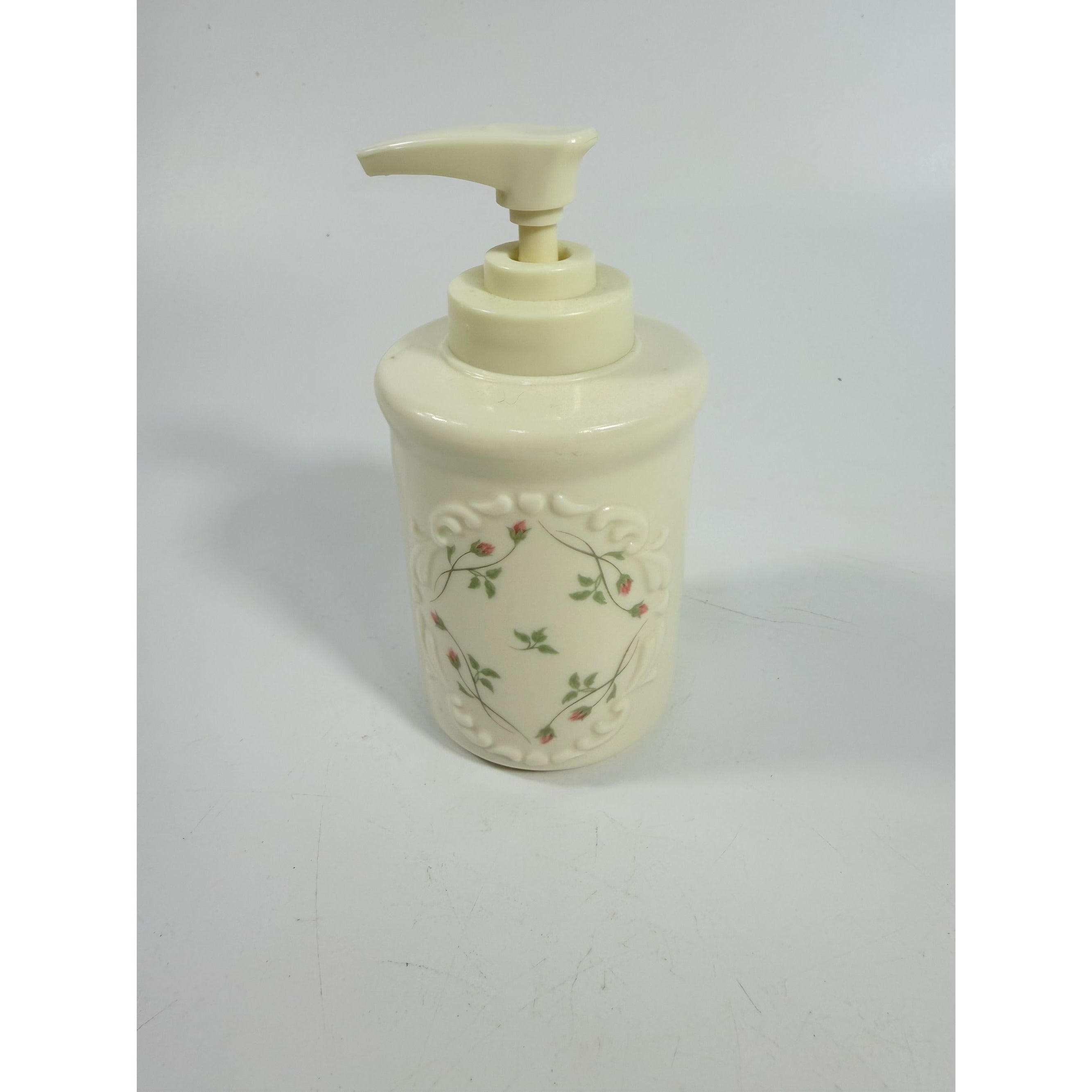 Soap Dispenser Lenox Pink Rose Manor Roses Floral Vintage Cottage Core Kitchen Bathroom China Porcelain Flowers