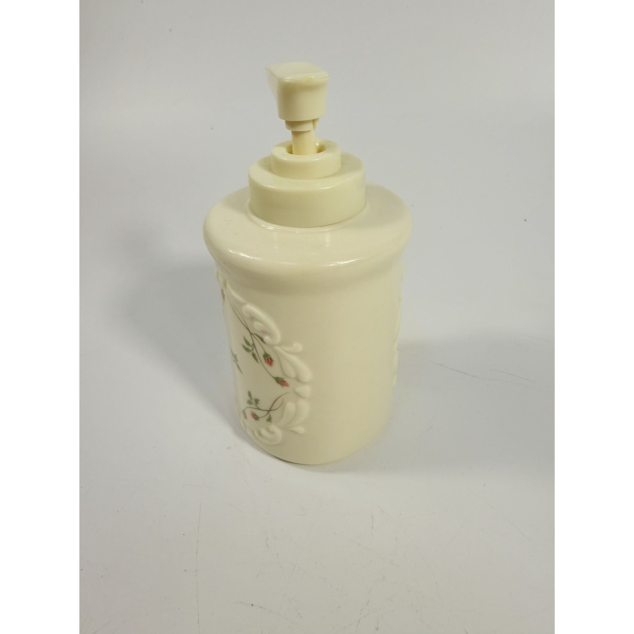 Soap Dispenser Lenox Pink Rose Manor Roses Floral Vintage Cottage Core Kitchen Bathroom China Porcelain Flowers