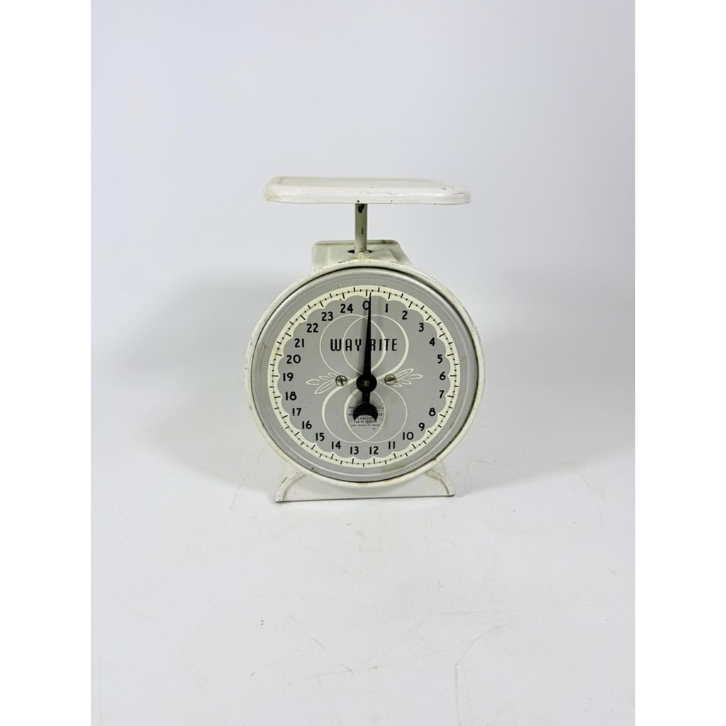Way-Rite Kitchen Scale 25 lbs Household Scale Farmhouse MCM Retro USA Ktichen Home Decor Farmhouse Grandma Core