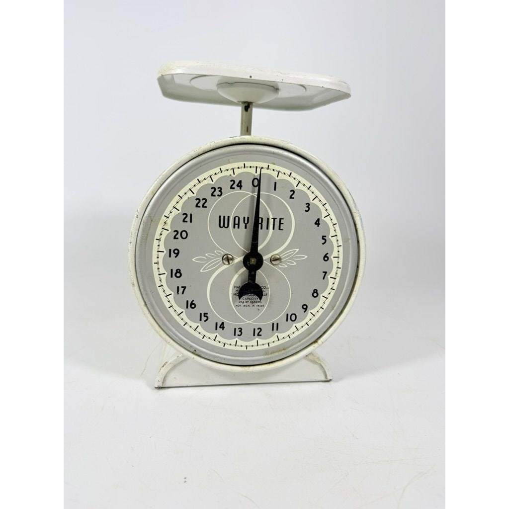 Way-Rite Kitchen Scale 25 lbs Household Scale Farmhouse MCM Retro USA Ktichen Home Decor Farmhouse Grandma Core