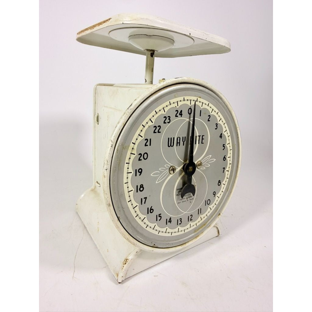 Way-Rite Kitchen Scale 25 lbs Household Scale Farmhouse MCM Retro USA Ktichen Home Decor Farmhouse Grandma Core