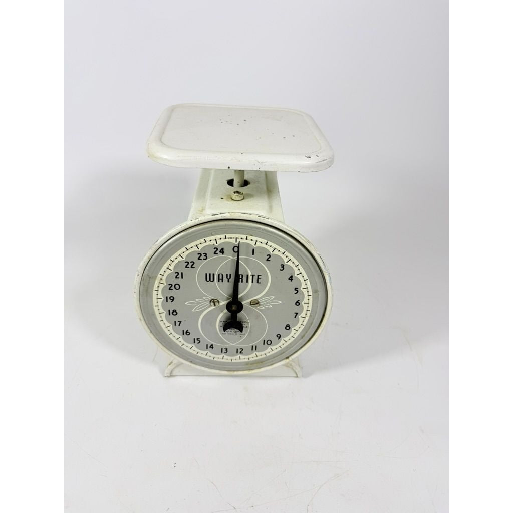 Way-Rite Kitchen Scale 25 lbs Household Scale Farmhouse MCM Retro USA Ktichen Home Decor Farmhouse Grandma Core