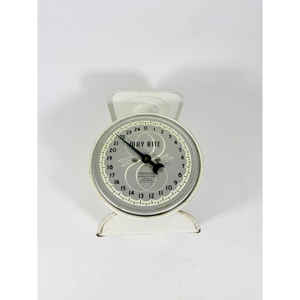 Way-Rite Kitchen Scale 25 lbs Household Scale Farmhouse MCM Retro USA Ktichen Home Decor Farmhouse Grandma Core