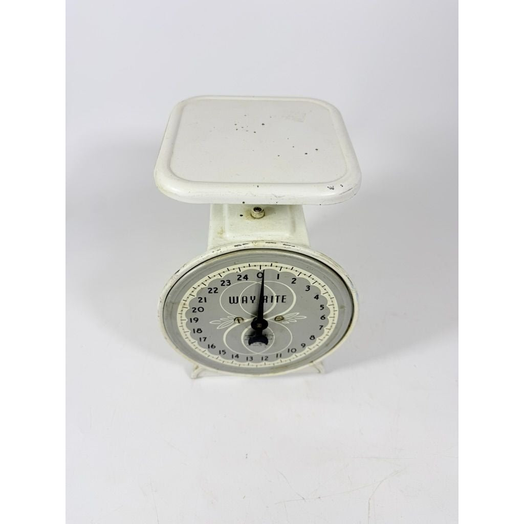 Way-Rite Kitchen Scale 25 lbs Household Scale Farmhouse MCM Retro USA Ktichen Home Decor Farmhouse Grandma Core