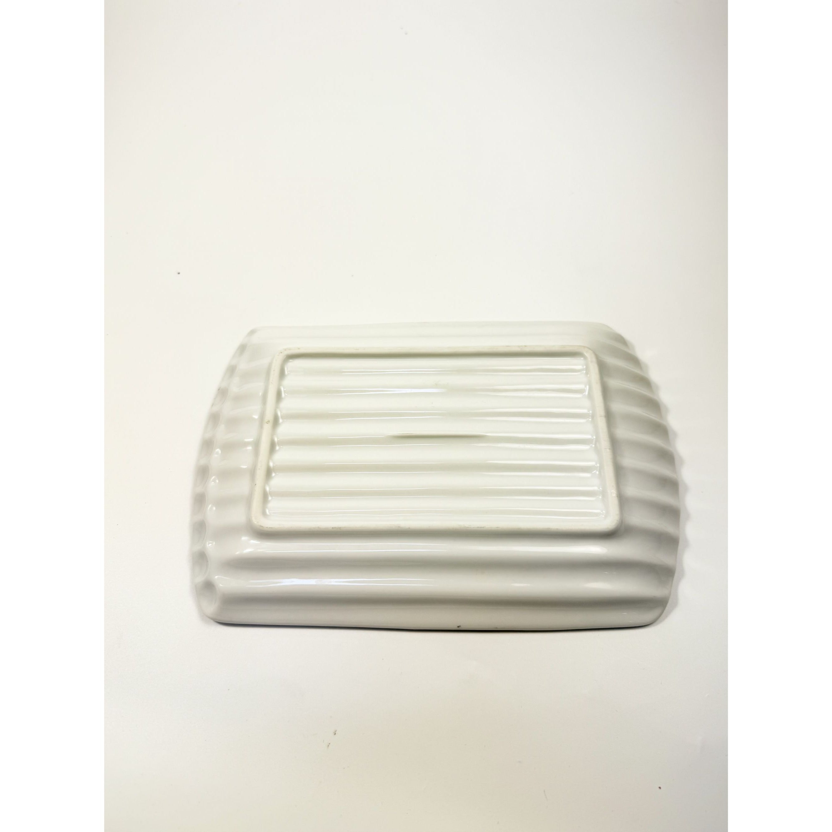 Asparagus Platter Plate Majolica Style Made In Portugal White Cottage Kitchen Replacement China Serving PiecesGrand Millennial