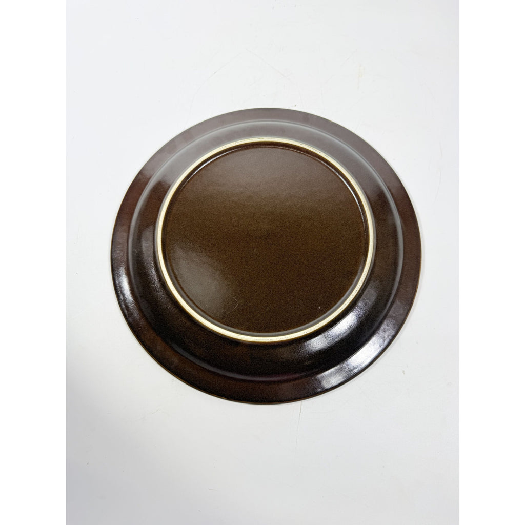 Stoneware Chop Platter Georges Briard Aztec 12" Vintage Mid Century Brown Orange Replacement China Kitschy Japan Muted Earthtones